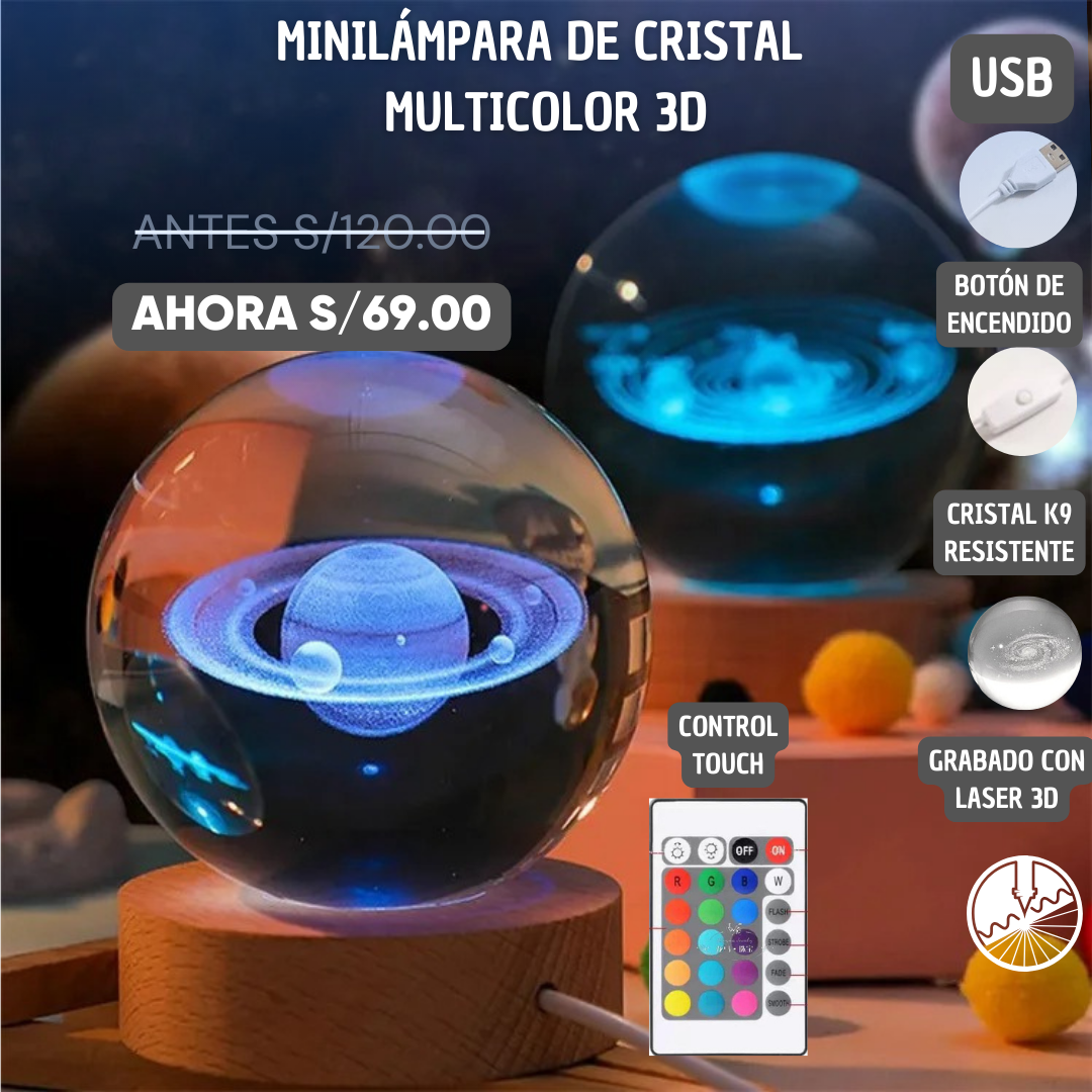 Minilámparas de  multicolor