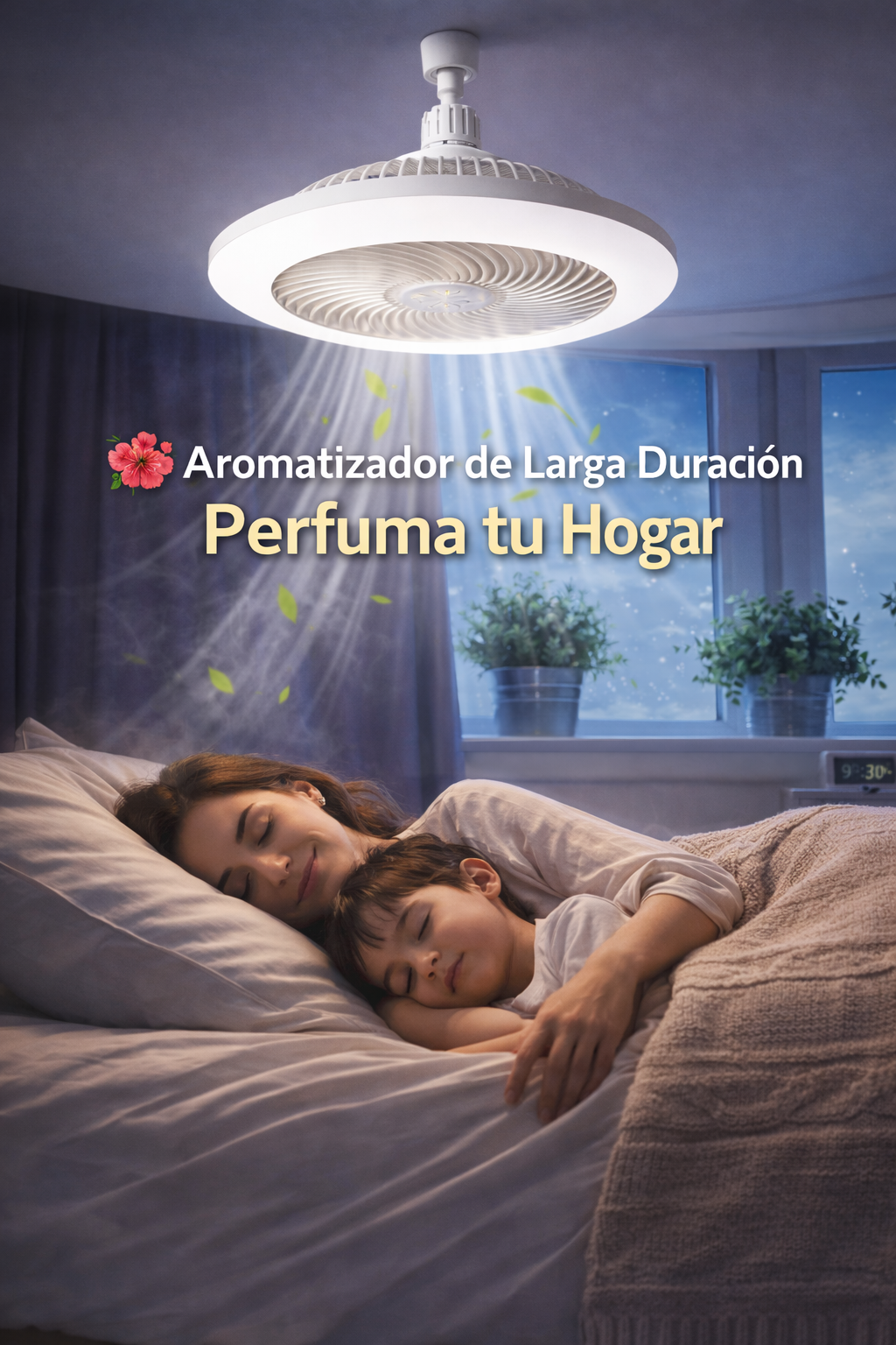 🔥 Foco Ventilador 3 en 1 con Control Remoto