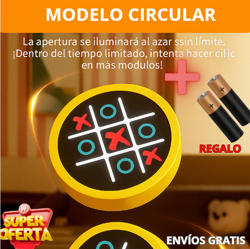 🐱Tic Tac Toe: Juego 4 en 1 en Familia👨‍👩‍👧‍👧