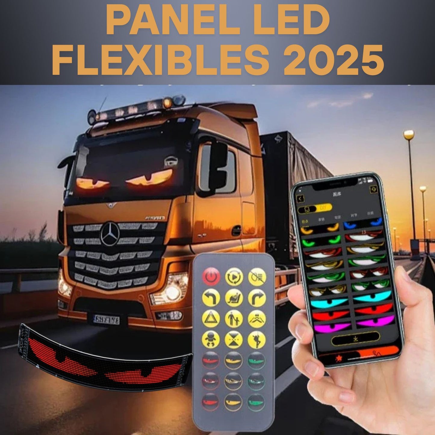 OJOS LED PARA AUTOS Y CAMIONES