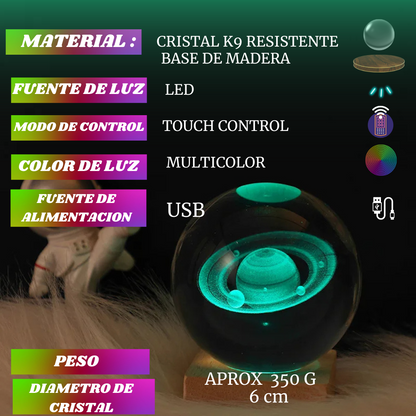 Minilámpara 3D multicolor