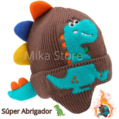⛑️4CHULLOS ABRIGADORES DINO🦖( niña)(niño) unisex